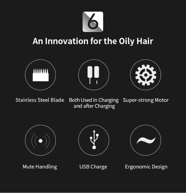 Powerful Professiona Electric Wireless Man Hairdresser Men Barber Shop Groin Beard Repairer Mustache Facial Hair Trimmer Clipper