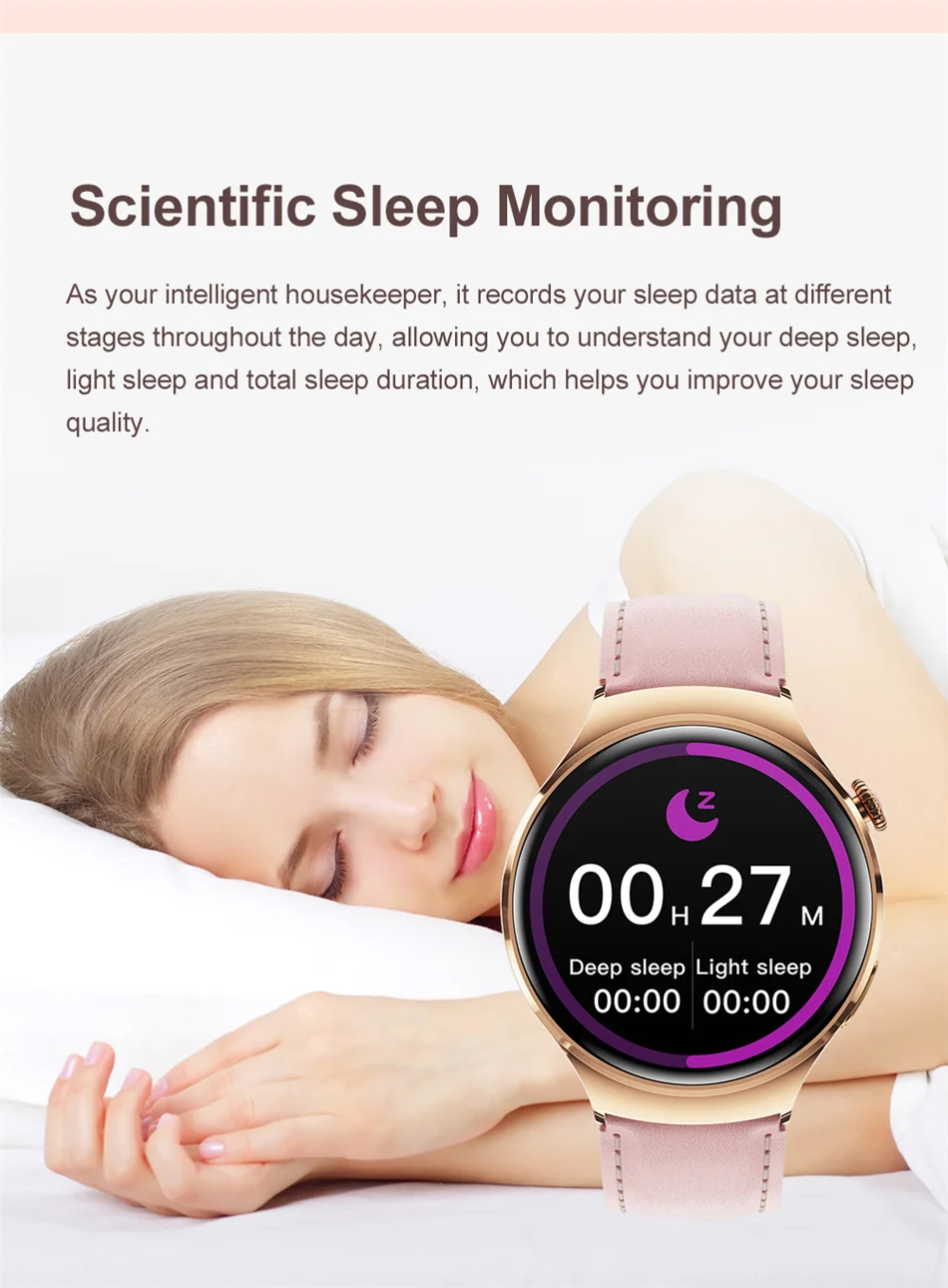 For Huawei WATCH 4 Smart Watch Women 360*360 AMOLED HD Screen NFC IP68 Waterproof Heart Rate Health Monitor Smartwatch 2025 New