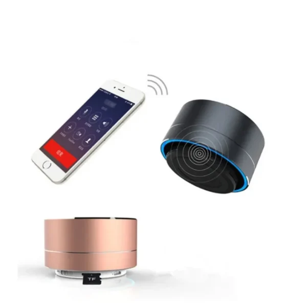 Portable Wireless Bass Speaker Audio, Mini Car Small Speaker Auxiliary FM TF USB Plug-in Card Outdoor Portable Small Speaker