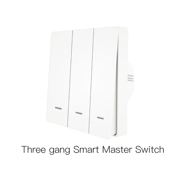 MOES WiFi Smart Push Button Wall Light Switch RF433 Transmitter Smart life Tuya App Remote Control Works with Alexa Google Home