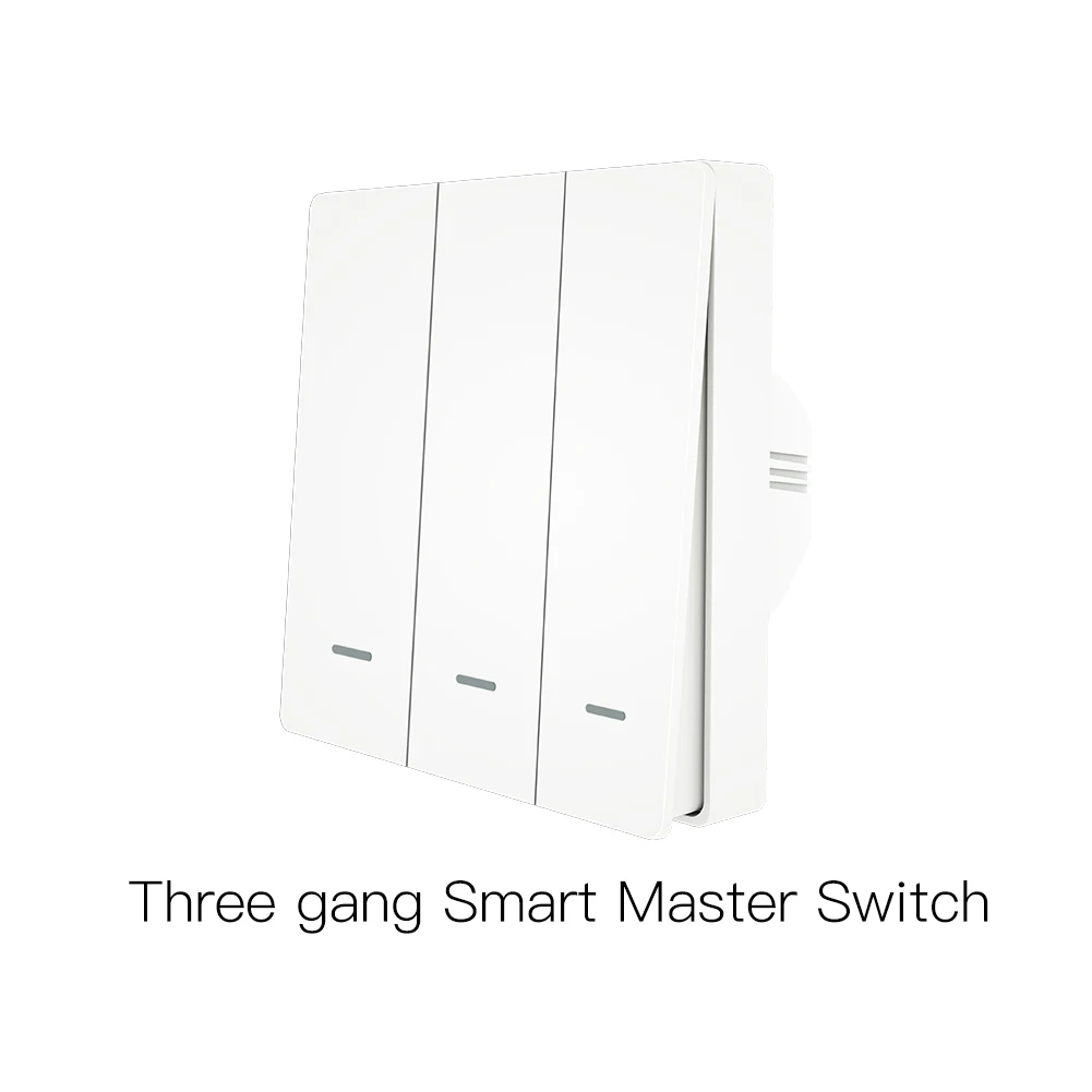 MOES WiFi Smart Push Button Wall Light Switch RF433 Transmitter Smart life Tuya App Remote Control Works with Alexa Google Home
