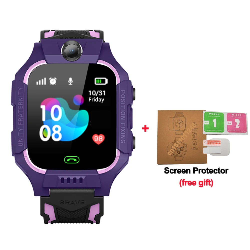Smart Watch Kids 2g Sim Card Smartwatch for Children SOS Tracker Call Phone Camera Voice Chat Photo Boys Girls Birthday Gifts