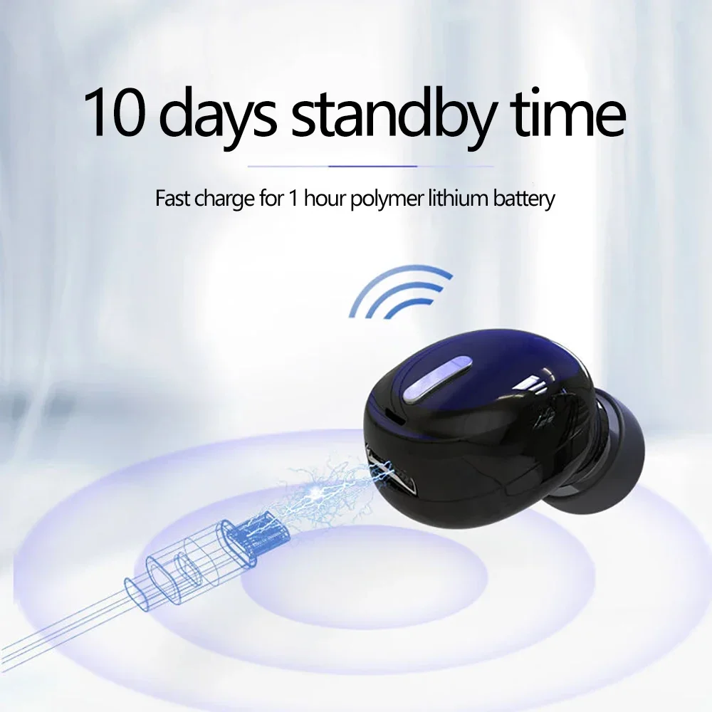 X9 Wireless Mini 5.0 Headphones Bluetooth-compatible Sport Headset Handsfree In-ear Earphone Earbuds for Xiaomi Huawei iPhone
