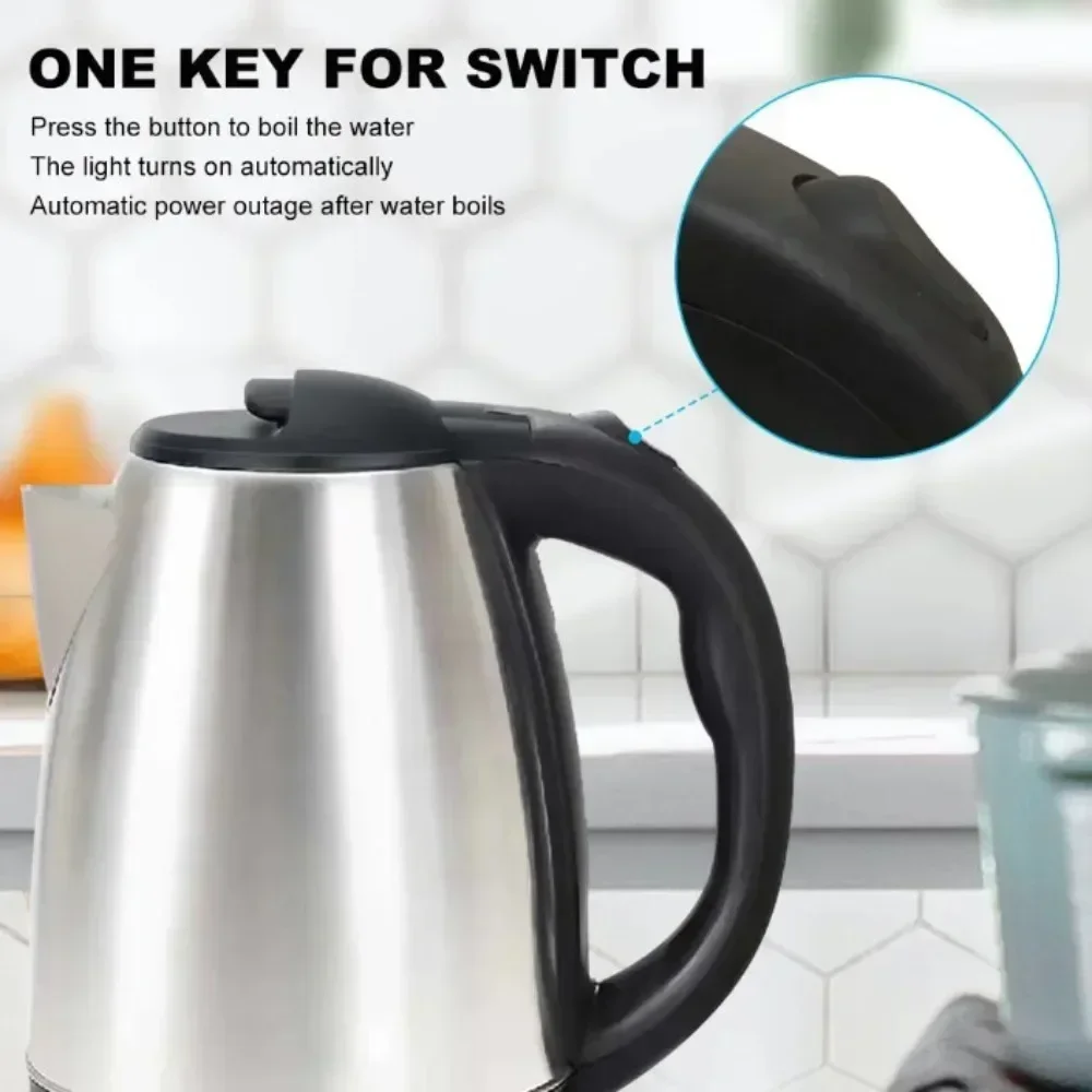 2L Electric Kettle Stainless Steel Kitchen Appliances Smart Kettle 1500W Whistle Kettle Samovar Tea Coffee Thermo Pot Gift