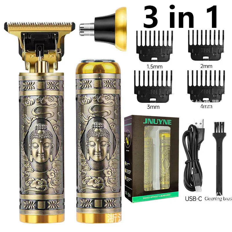Powerful Professiona Electric Wireless Man Hairdresser Men Barber Shop Groin Beard Repairer Mustache Facial Hair Trimmer Clipper