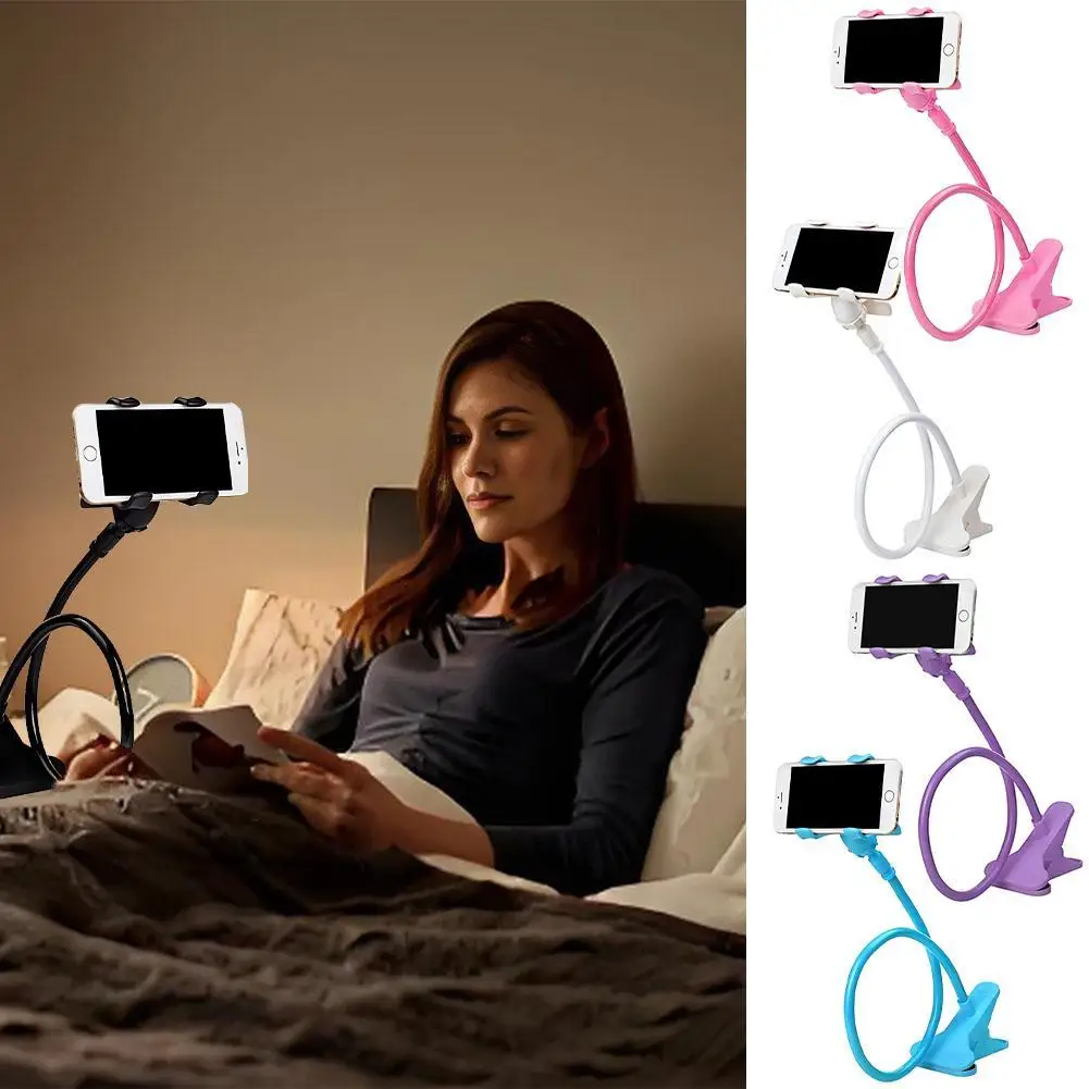 Lazy Desktop Bedside Clip Phone Bracket Flexible Long Arm Mobile Phone Holder Stand Mount For Smartphone A1B9