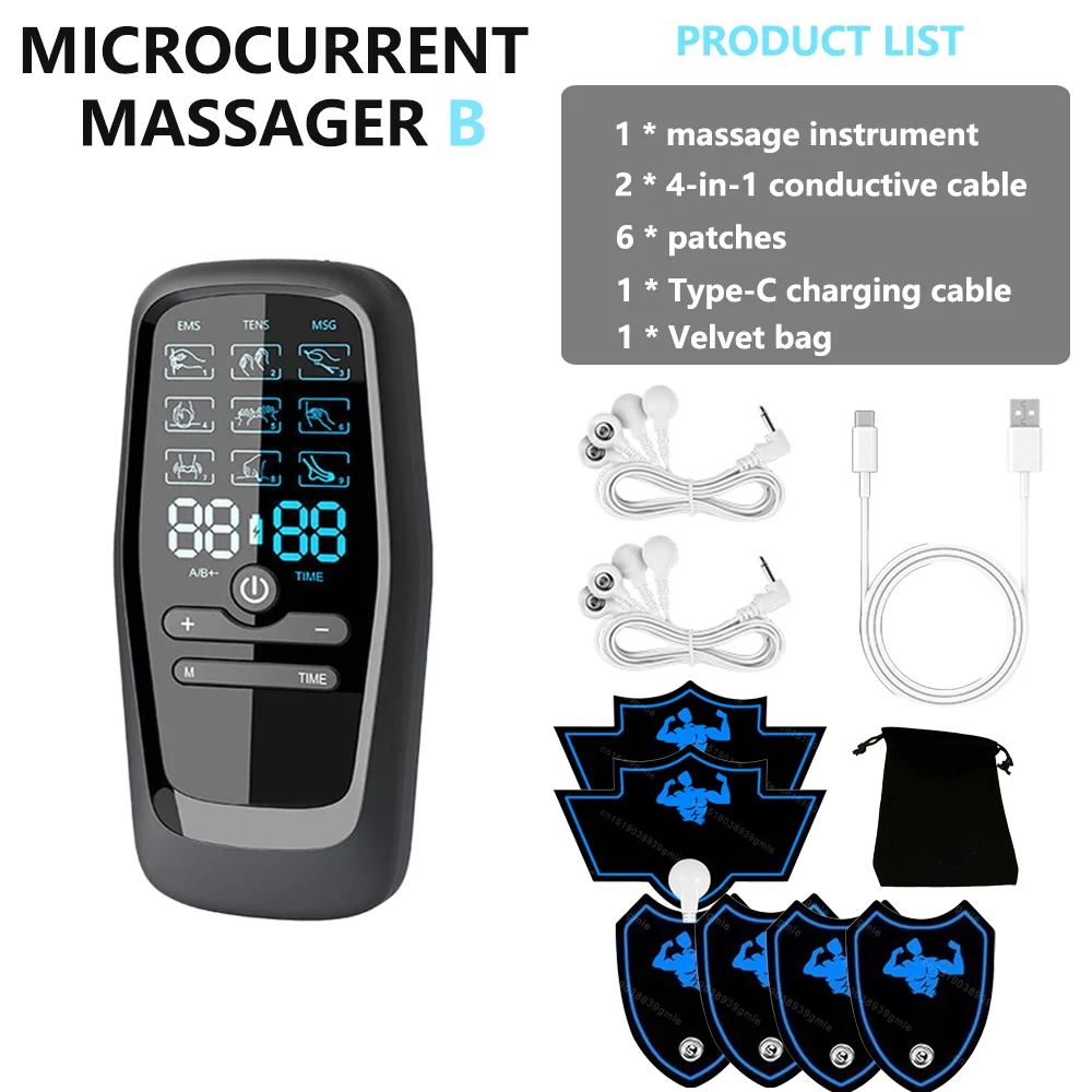 Physiotherapy Tens Muscle Stimulator Electric Ems Acupuncture Body Massage Digital Therapy Slimming Machine Electro Stimulator