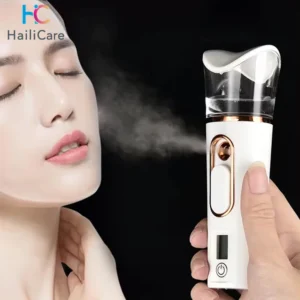 S5453a8cdbd5744d5a44bd85c826f528cA.webp Nano Spray Facial Steamer Mini Handheld Portable 25ml Mist Sprayer Water Replenishment Device Hydration Humidifier Skin Care