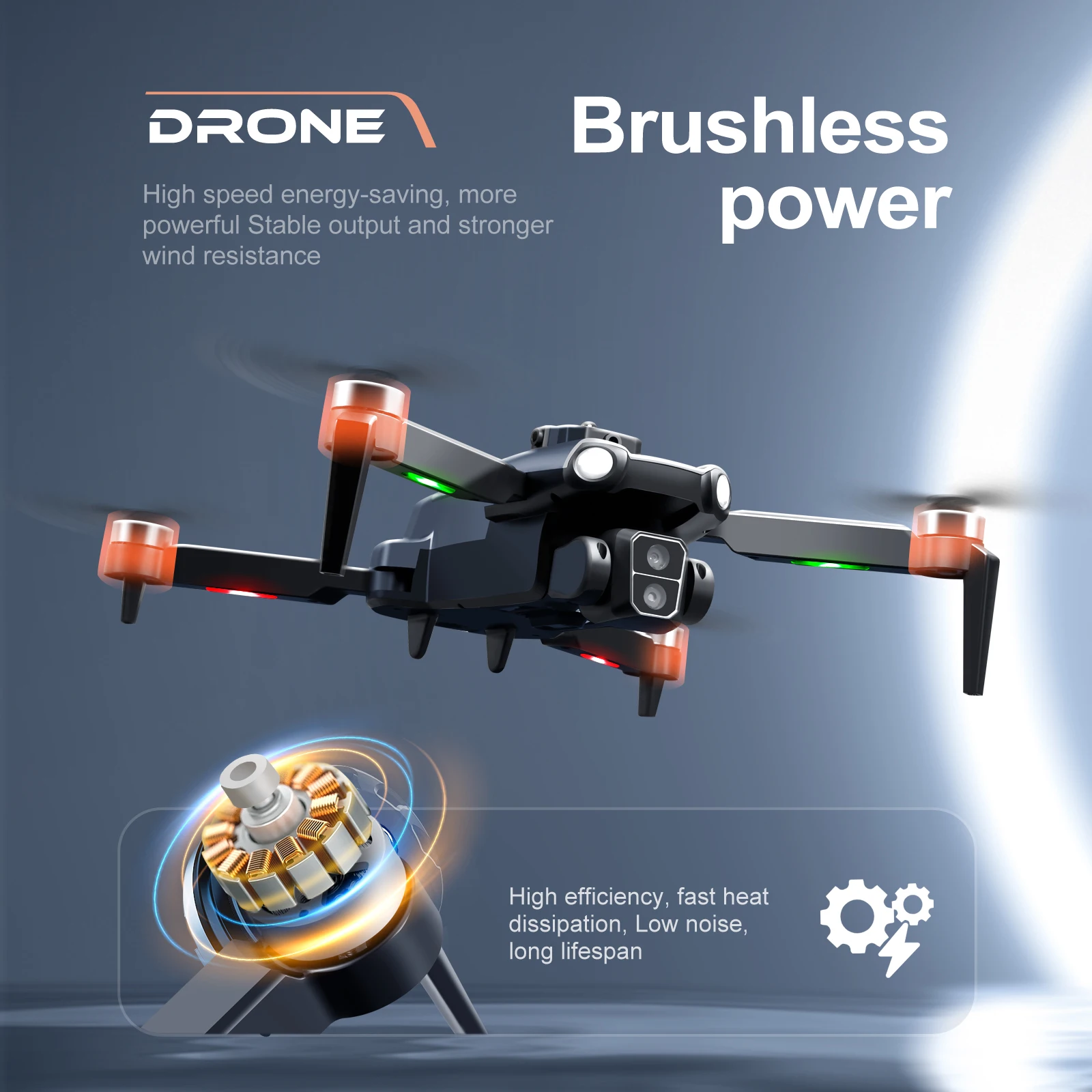 KBDFA Professional S119 Drone 8K With Dual Camera 5G WIFI Smart Obstacle Avoidance FPV Brushless Motor RC Quadcopter Mini Dron