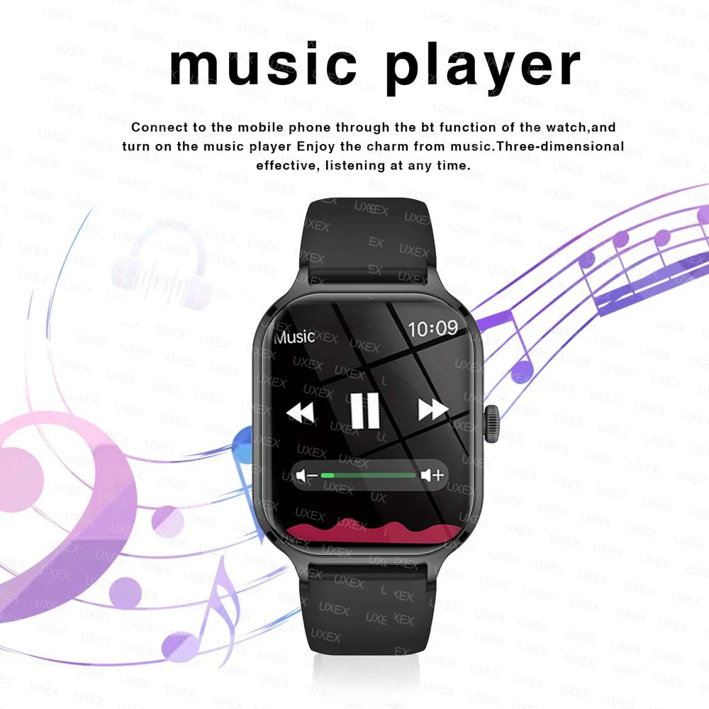 Smart Watch Plus Men Women 1.77 Full Touch Screen Sports Fitness Watch Bluetooth Call Android Phone Digital Multidial Smartwatch