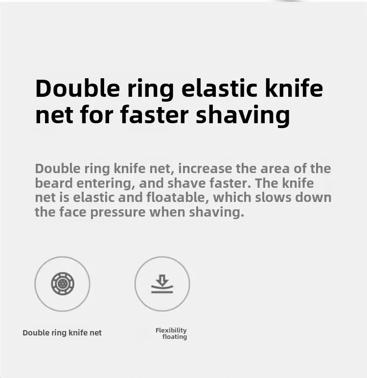 XIAOMI MIJIA S100 Electric Shaver Twin Blade Portable Dry Wet Razor Beard Trimmer Cutter USB Rechargeable For Men Razors Machine