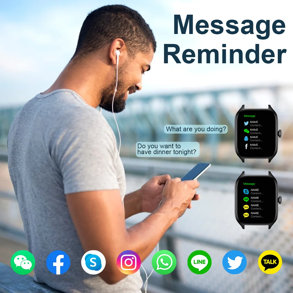 LAXASFIT 2025 New H9 Smartwatch Dial to Answer Calls Calorie Tracking Heart Rate Blood Oxygen Monitoring Bluetooth Smartwatch