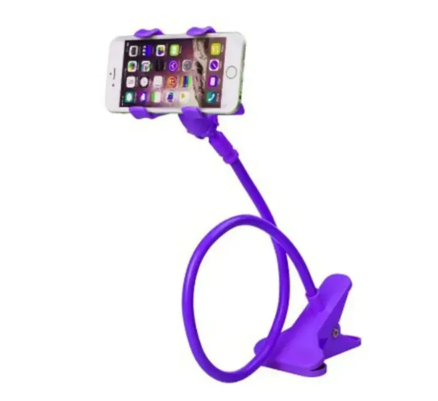 Universal Lazy Bracket Mobile Phone Holder Gooseneck Stand Stents Flexible Bed Desk Table Clip Bracket for Smartphone Holder