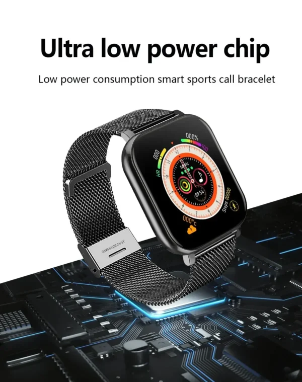 KESHUYOU 2025 New Bluetooth Answer Phone Smartwatch Bluetooth Talk Fitness Tracker Smartwatch For Men Women For Android IOS