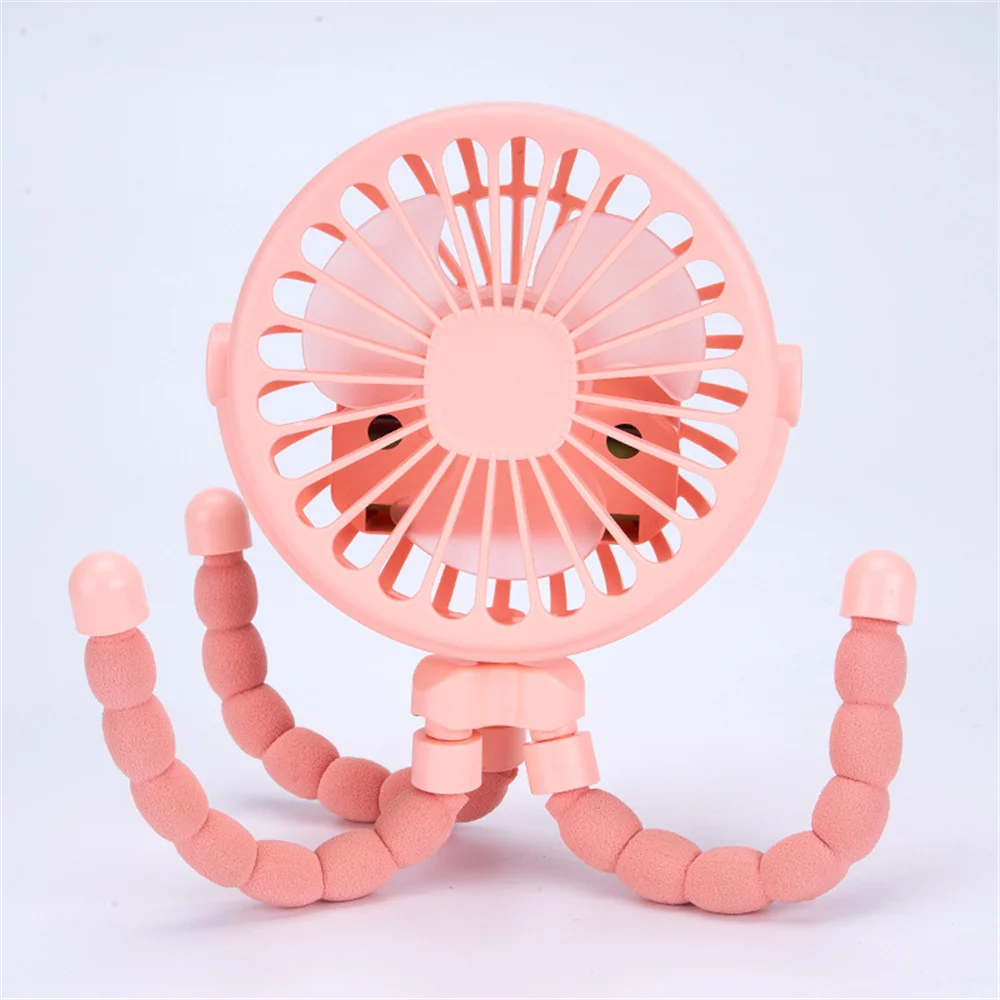 Mini Handheld Octopus Folding Fan Multi Functional Five In One Portable Fan Silent Home Dormitory Baby Stroller Multiple Scenes