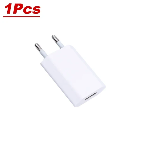 NNBILI 1-5Pcs Universal 5V 1A EU Plug USB Wall Phone Charger For iPhone Samsung Xiaomi Redmi Google Huawei Charger Power Adapter