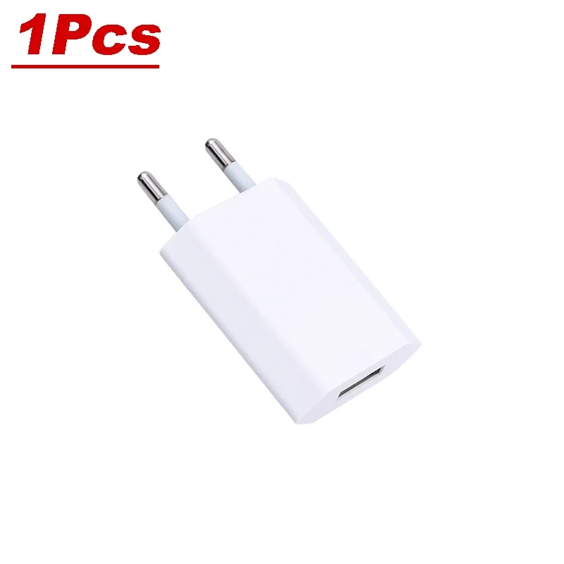 NNBILI 1-5Pcs Universal 5V 1A EU Plug USB Wall Phone Charger For iPhone Samsung Xiaomi Redmi Google Huawei Charger Power Adapter