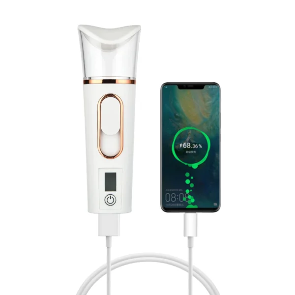 Nano Spray Facial Steamer Mini Handheld Portable 25ml Mist Sprayer Water Replenishment Device Hydration Humidifier Skin Care