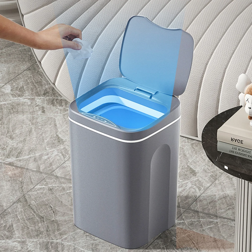 20L Smart Trash Can Bathroom Automa Sensor Dustbin Electric Waste Bin Waterproof Wastebasket For Kitchen Recycling Trash