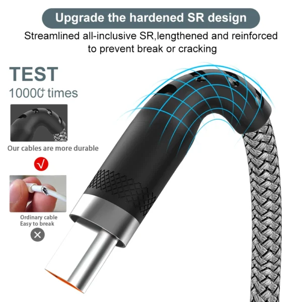 USB TYPE C Fast Charge Cable LIGHTNING 3m 5 Meters USB C Android Micro USB Extend Charging Cable for iPhone 14 Xiaomi OnePlus