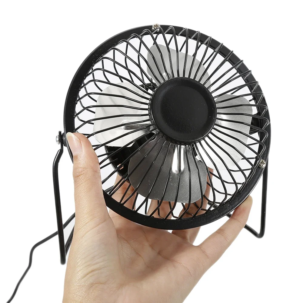 4/6-inch Desk Fan Strong Wind Silent USB Fan Portable Small Fan 360 Degree Rotatable Summer Cooling for Desktop Office Table PC