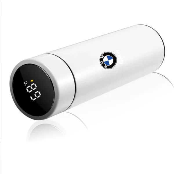 Car Stainless Steel Smart Thermos Mug Insulation Cup Led Digital Temperature Display For BMW E28 E30 E34 E36 M Performance X1 X2