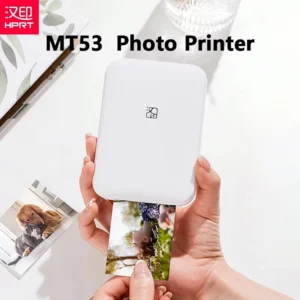 S5d6f8fc26a0d401b9a265a8fe7516c0fG.webp MT53 Portable Color Photo Printer Handheld Pocket Printer 313Dpi 2X3 inch Sticky-backed Photo Paper Printing Machine For Home