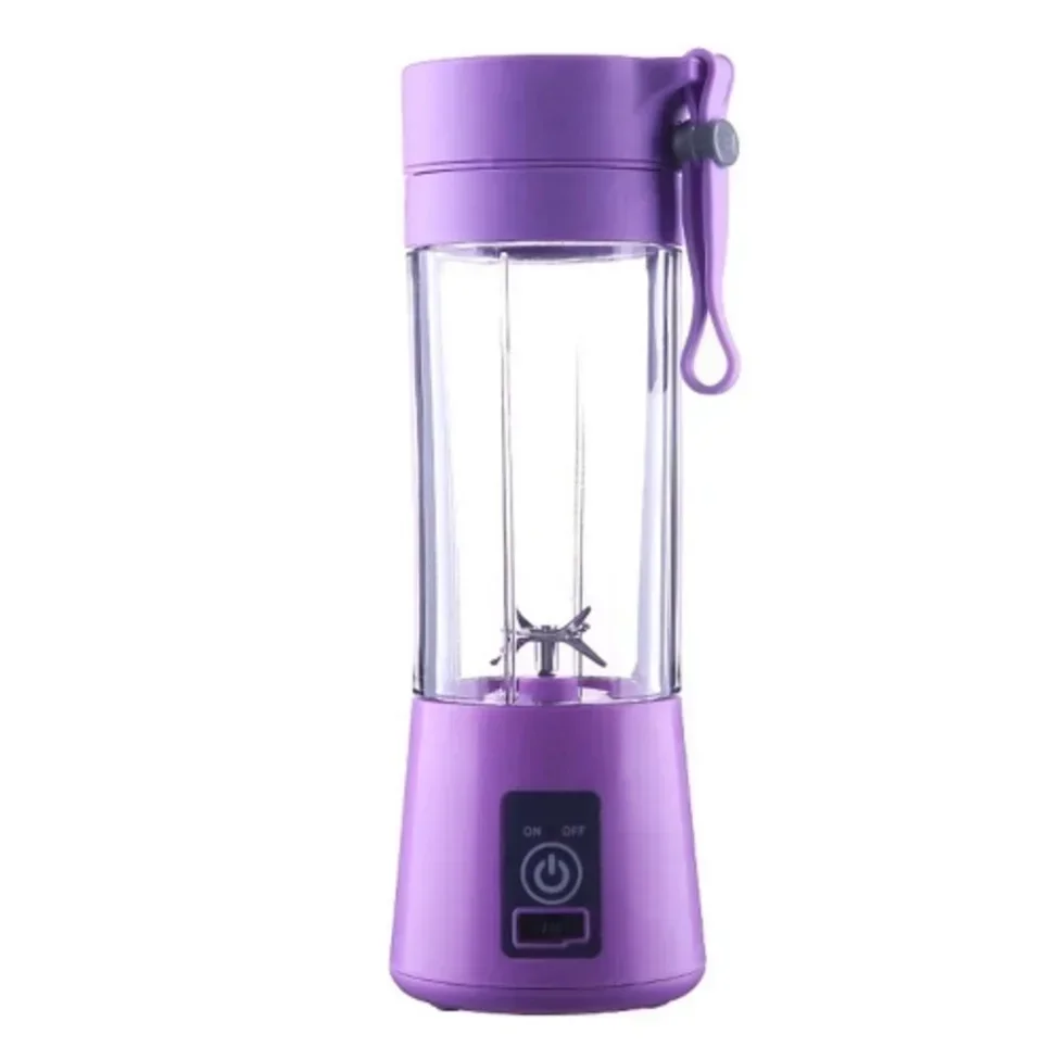 2025 New Mini Portable USB Rechargeable Blender 380ml Handheld Smoothie Maker Travel Juicer Cup for On-the-Go Shakes & Juices