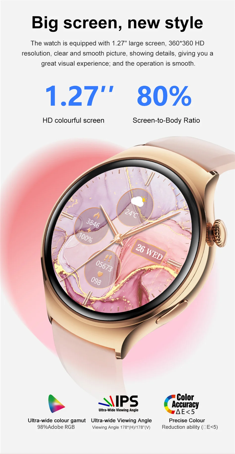 For Huawei WATCH 4 Smart Watch Women 360*360 AMOLED HD Screen NFC IP68 Waterproof Heart Rate Health Monitor Smartwatch 2025 New