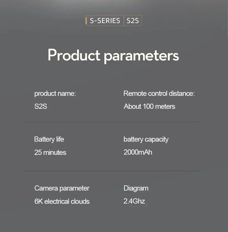 New S2S Mini Drone Profesional 8K HD Camera Fly 25Min Obstacle Avoidance Brushless Foldable Quadcopter Optical For Xiaomi