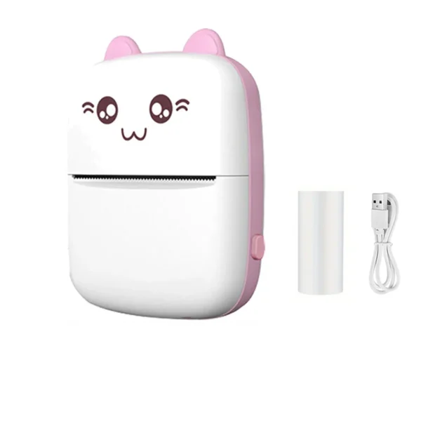 Mini Printer, Portable Thermal Photo Printer, Inkless Sticker Maker Machine for Notes, Photos, Stickers, Labels