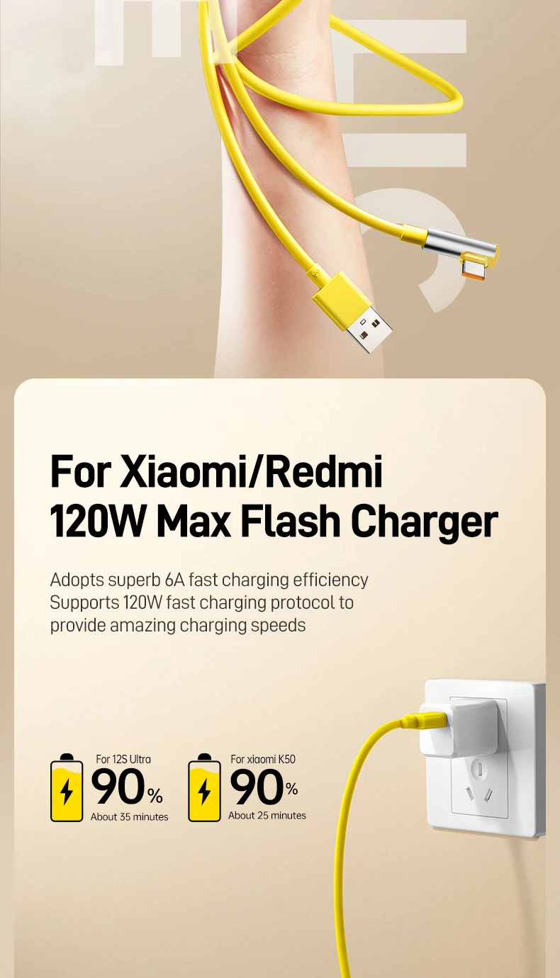 67W USB Fast Charger For Xiaomi 14 13 12 11 Pro Ultra Lite USB To Type C Quick Charging Phone Cable For Redmi Note12 Accessories