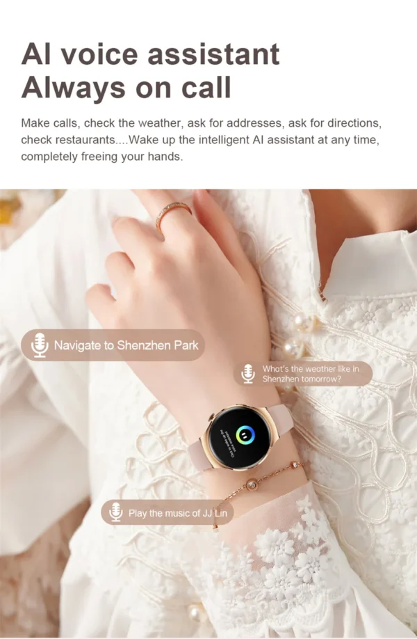 For Huawei WATCH 4 Smart Watch Women 360*360 AMOLED HD Screen NFC IP68 Waterproof Heart Rate Health Monitor Smartwatch 2025 New