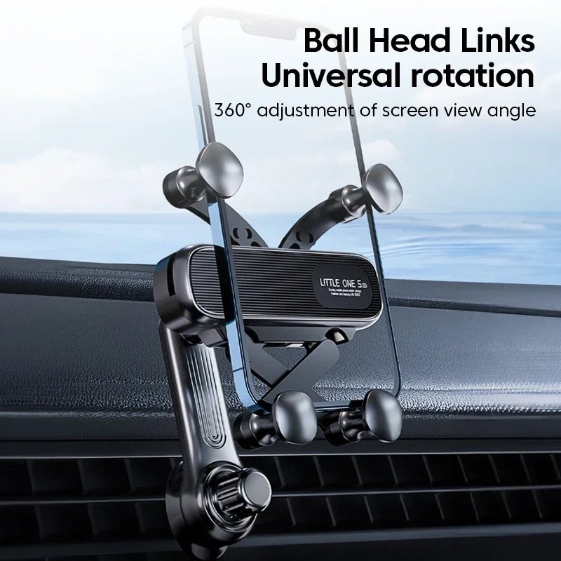 Gravity Car Phone Holder Air Vent Mount Cell Phone Holder in Car Mobile Support For iPhone 13 12 Xiaomi Universal GPS Stand