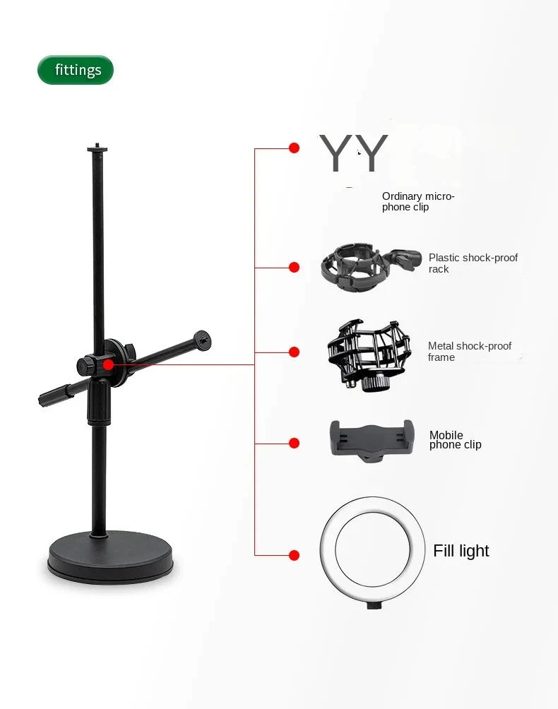 Tabletop Overhead Tripod Stand with Ring Light Mobile Phone Holder And Boom Arm for Nail Art Photography Table Shooting Tripods