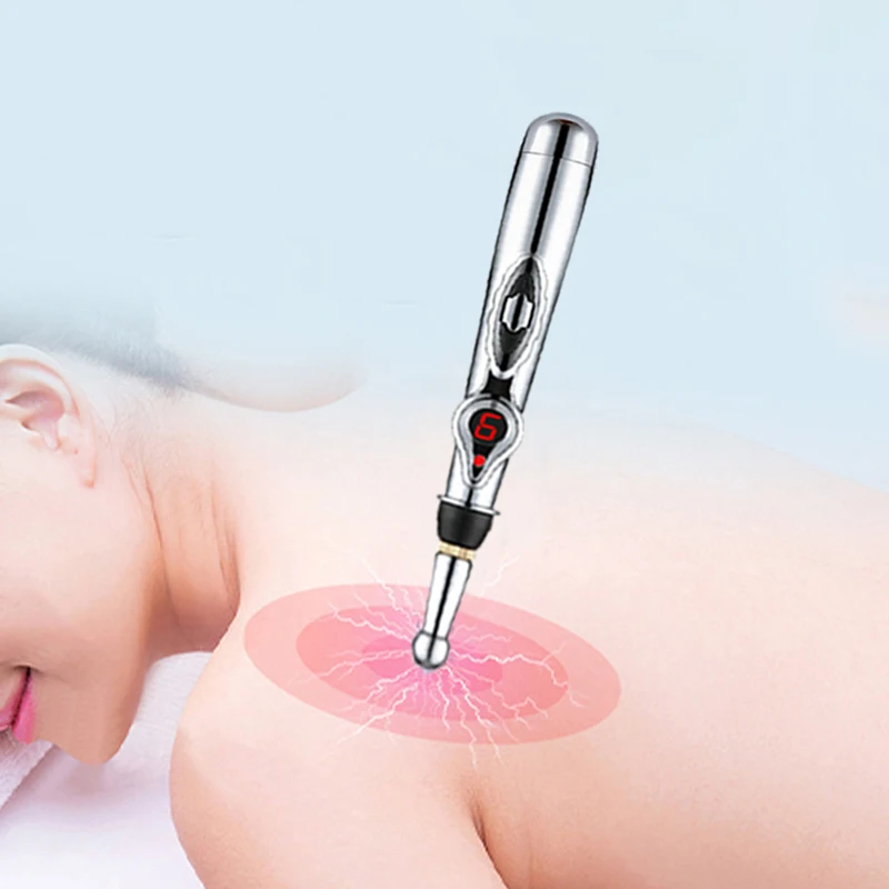 Acupoint Massage Pen Multi-Function Electronic Acupuncture And Moxibustion Meridian Pressing Therapy Energy Pen Pain Relieving