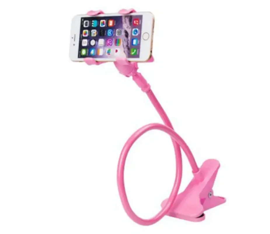 Universal Lazy Bracket Mobile Phone Holder Gooseneck Stand Stents Flexible Bed Desk Table Clip Bracket for Smartphone Holder