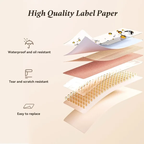 Niimbot D110 Smart Portable Label Printer Mini Pocket Thermal Sticker Maker Self-adhesive Label Papers For Office Home USE