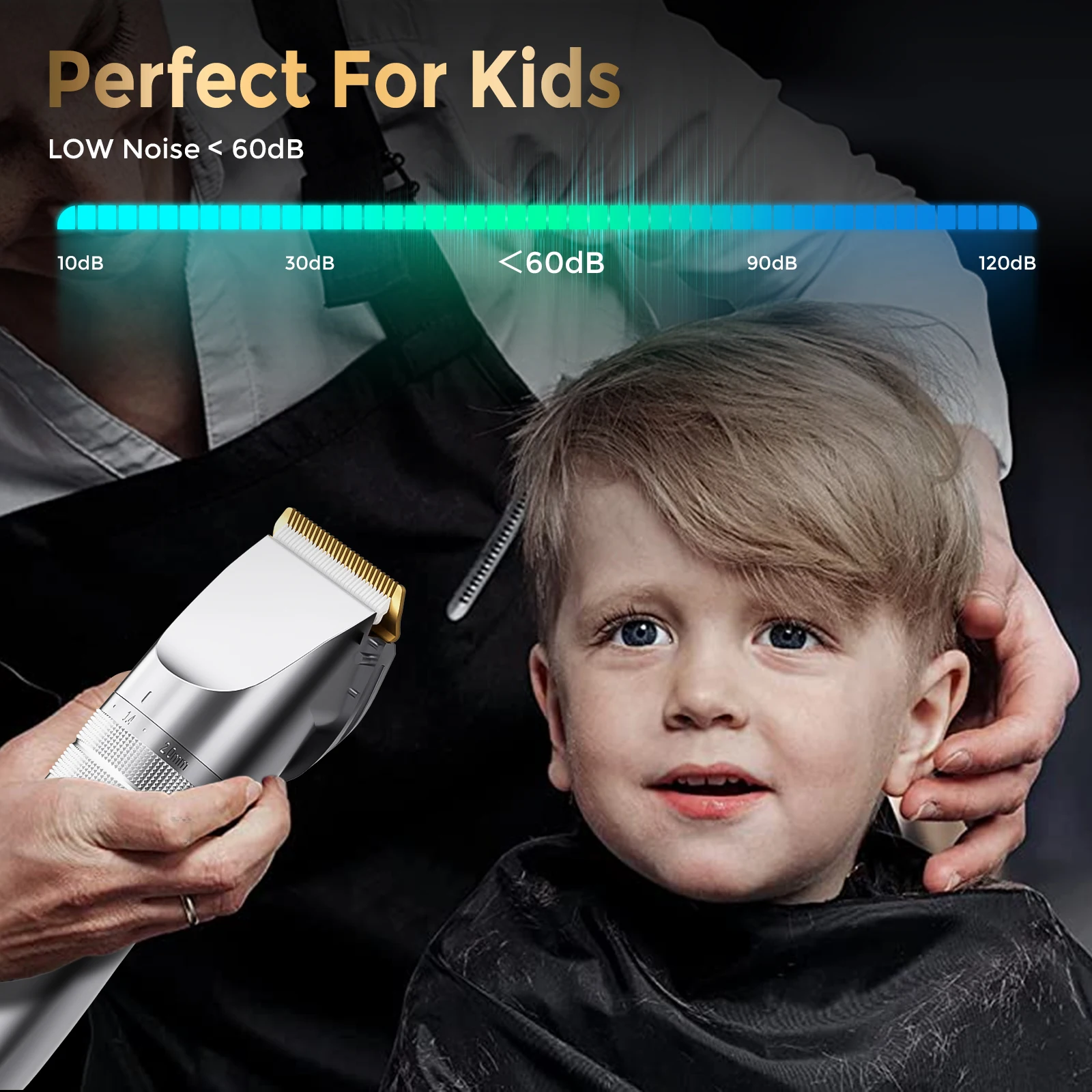 Sejoy Hair Clippers for Men Professional Cordless Barber Clippers for Hair Cutting Machine Grooming Rechargeable Beard Trimmer