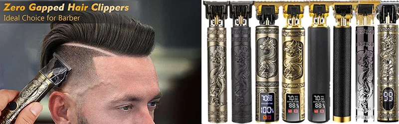 Powerful Professiona Electric Wireless Man Hairdresser Men Barber Shop Groin Beard Repairer Mustache Facial Hair Trimmer Clipper