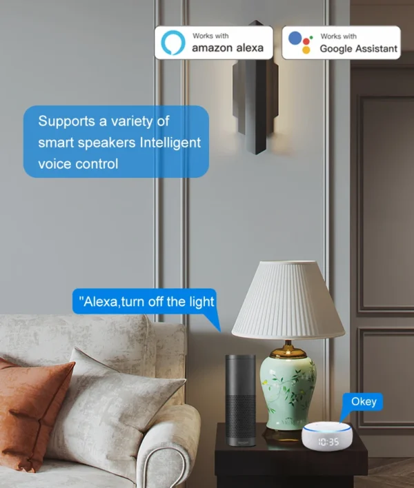 Tuya Smart Plug WiFi&Bluetooth FR Socket 16A with Power Monitor Voice Control Timing Smart Life Control Works with Alexa Google