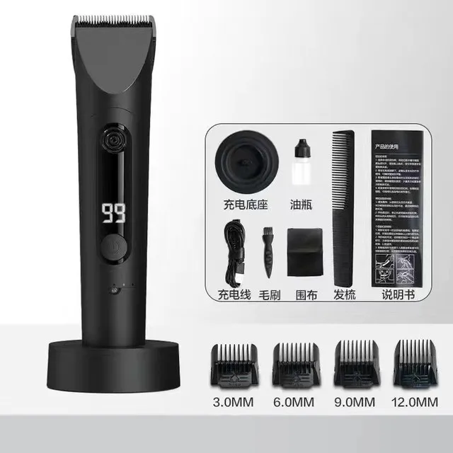 New Xiaomi Mijia Professional Clipper Hair Clipper 3 -Gear Adjustment  IPX7 Waterproof Hair Trimmer Machine With Charging Base