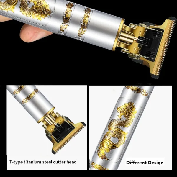 Powerful Professiona Electric Wireless Man Hairdresser Men Barber Shop Groin Beard Repairer Mustache Facial Hair Trimmer Clipper