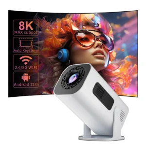 Salange P330W Mini Projetor Android 11 280 ANSI 4K 8K 1080P Wifi6 BT5.0 Home Cinema Portable Projector Android/IOS Video Theater