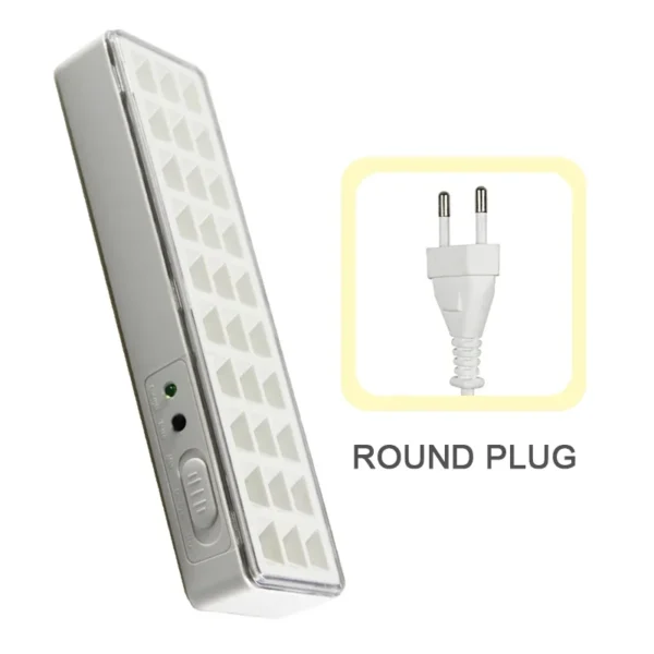 2 Modes Dimmable 30LED Rechargeable Emergency Lamp Outdoor Night Repair Lights Portable Camping Lantern for Power Outage Use