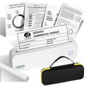 S6ebba8b3c06b410781f7ca42c279b8788.webp Inkless Portable A4 Thermal Printer Bluetooth PDF Excel Word Document Printing Machine Paper Roll For Office Work Home School