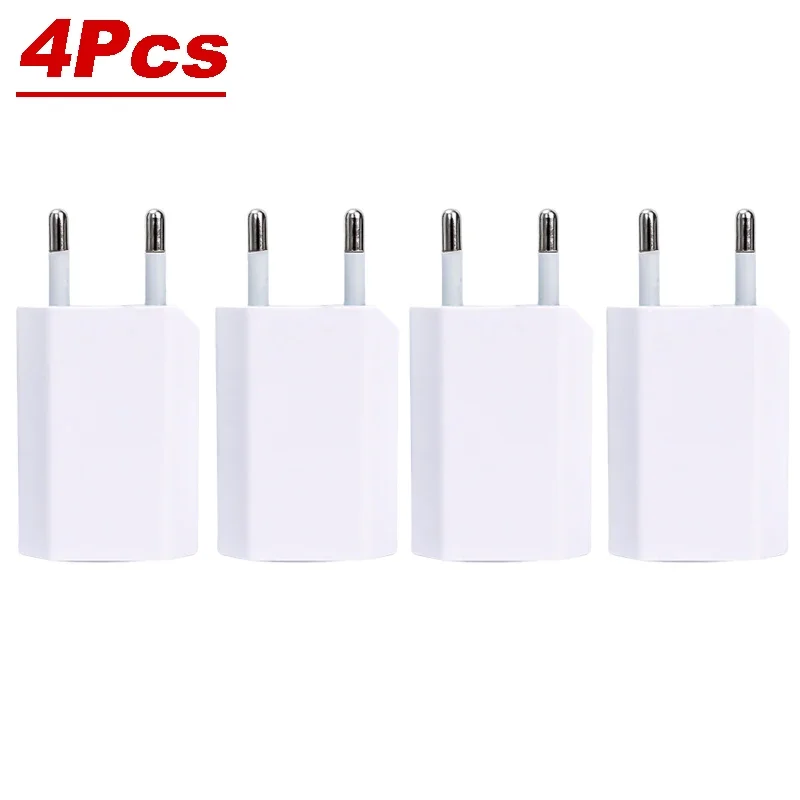 NNBILI 1-5Pcs Universal 5V 1A EU Plug USB Wall Phone Charger For iPhone Samsung Xiaomi Redmi Google Huawei Charger Power Adapter