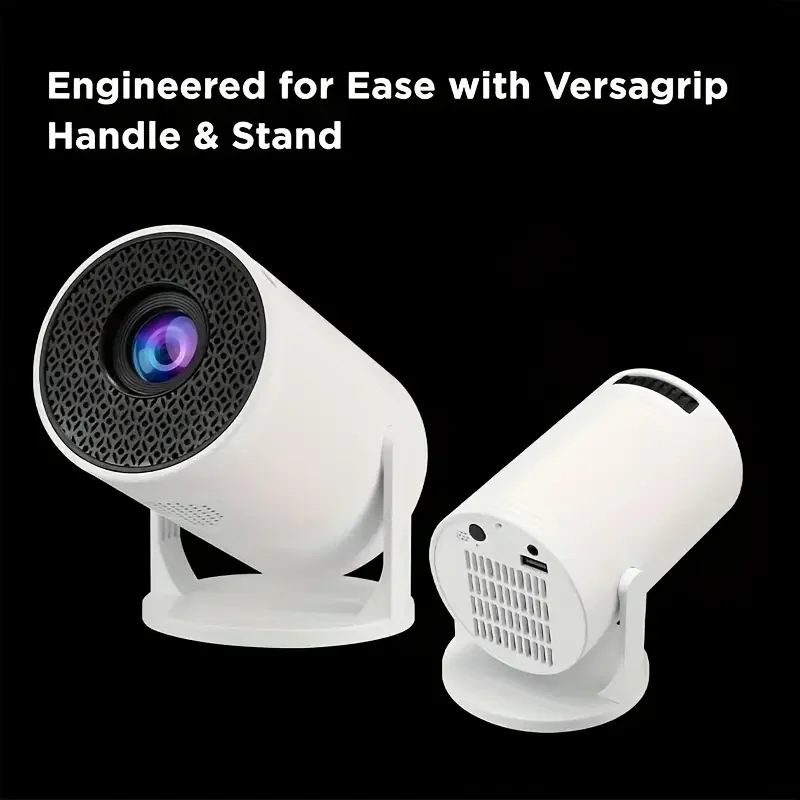 M5 4K 1080P USB plug Compact Portable Projector with Auto Keystone Correction and Smartphone Compatibility, Ideal Gift