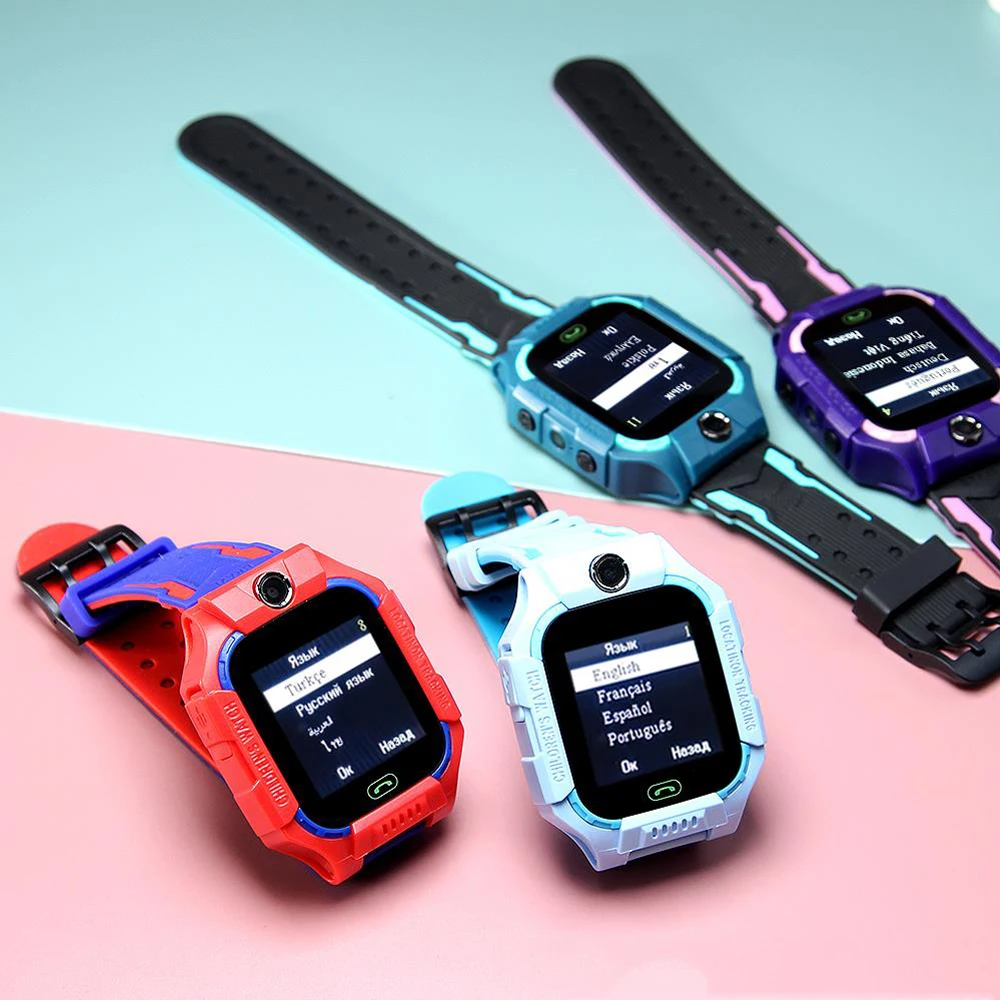 Smart Watch Kids 2g Sim Card Smartwatch for Children SOS Tracker Call Phone Camera Voice Chat Photo Boys Girls Birthday Gifts