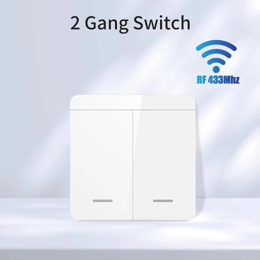 Tuya WiFi Smart Light Switch Smart Home Wireless RF 433mhz Push Button Wall Switch Via Alexa Google Home Alice Smart Life App